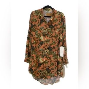 Boys and Arrows Flamingo Cover Up